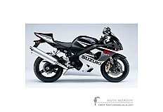 Adesivi per Suzuki GSXR600 2005 - Nero • Suzuki Adesivi OEM