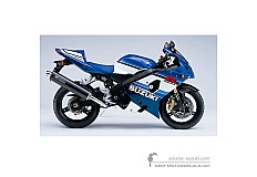 Naklejki do Suzuki GSXR600X 2005 - Niebieski • Suzuki Naklejki OEM