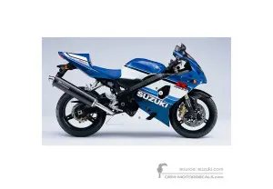 Adesivi per Suzuki GSXR600X 2005 - Blu • Suzuki Adesivi OEM