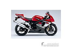 Aufkleber für Suzuki GSXR600 2005 - Rot • Suzuki OEM-Aufkleber