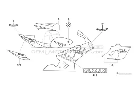 Suzuki GSXR600 2005 - Red