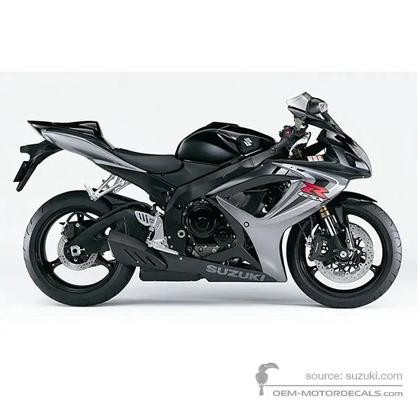 Suzuki GSXR600 2006 - Grigio - Space Black / Oort Gray Metallic