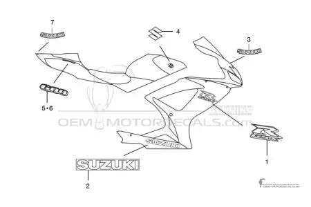 Suzuki GSXR600 2006 - Black