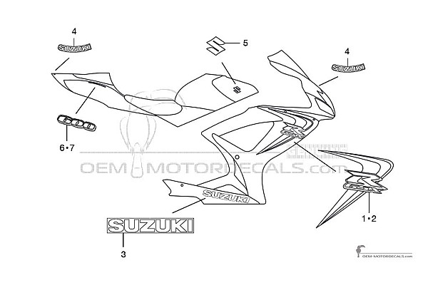 Suzuki GSXR600 2006 - Silver