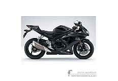 Adesivi per Suzuki GSXR600 2008 - Nero • Suzuki Adesivi OEM