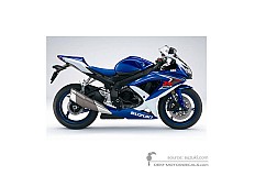 Autocollants pour Suzuki GSXR600 2008 - Bleu/Blanc • Suzuki Autocollants OEM