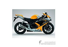Adesivi per Suzuki GSXR600 2008 - Giallo • Suzuki Adesivi OEM