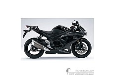 Decals for Suzuki GSXR600 2009 - Black • Suzuki OEM Decals