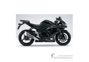 Decals for Suzuki GSXR600 2009 - Black • Suzuki OEM Decals