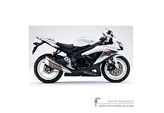 Stickers voor Suzuki GSXR600 2010 - Wit • Suzuki OEM Stickers