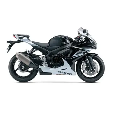 Suzuki GSXR600 2014 - Czarny - Pearl Bracing White / Glass Sparkle Black
