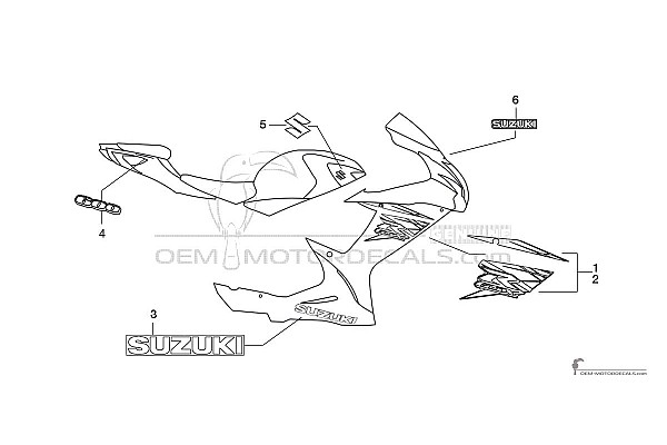 Suzuki GSXR600 2015 - White
