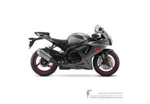 Aufkleber für Suzuki GSXR600 2018 - Grau • Suzuki OEM-Aufkleber