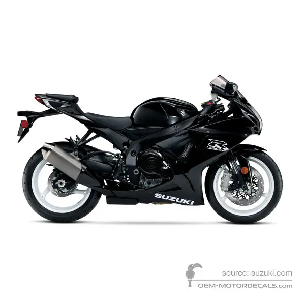 Suzuki GSXR600 2019 - Nero - Glass Sparkle Black