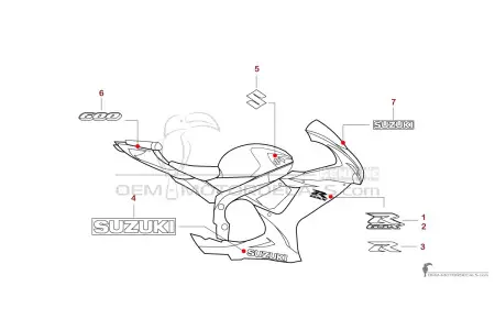Suzuki GSXR600 2020 - Schwarz