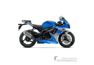 Pegatinas para Suzuki GSXR600 2021 - Azul • Suzuki Pegatinas OEM