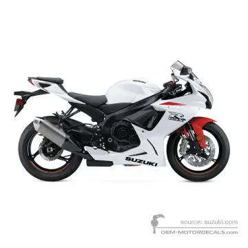 Suzuki GSXR600 2021 - Bianco - Pearl Brilliant White
