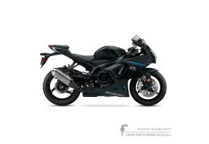 Aufkleber für Suzuki GSXR600 2024 - Schwarz • Suzuki OEM-Aufkleber