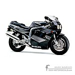 Suzuki GSXR750 1990 - Schwarz