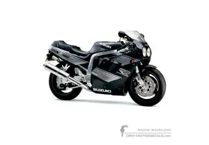 Decals for Suzuki GSXR750 1990 - Black • Suzuki OEM Decals