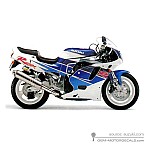 Suzuki GSXR750 1992 - Azul Blanco
