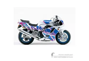Decals for Suzuki GSXR750 1992 - White • Suzuki OEM Decals