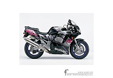Adesivi per Suzuki GSXR750 1992 - Nero • Suzuki Adesivi OEM