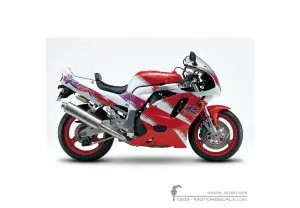 Decals for Suzuki GSXR750 1993 - Red • Suzuki OEM Decals