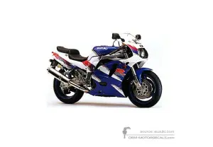 Decals for Suzuki GSXR750 1993 - Blue • Suzuki OEM Decals