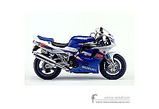 Adesivi per Suzuki GSXR750 1994 - Blu • Suzuki Adesivi OEM