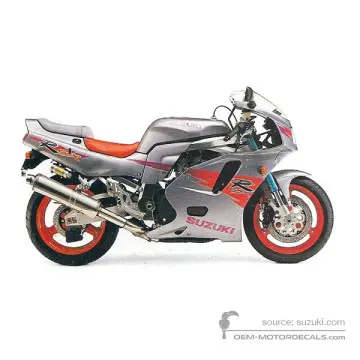 Suzuki GSXR750 1994 - Plata - Quest Silver Metallic