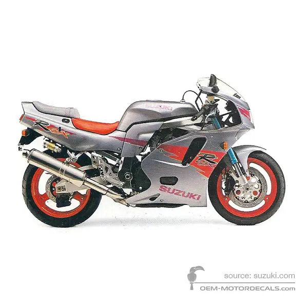 Suzuki GSXR750 1994 - Argento - Quest Silver Metallic