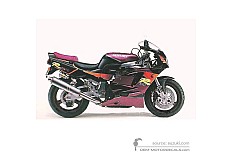 Naklejki do Suzuki GSXR750 1995 - Fioletowy • Suzuki Naklejki OEM