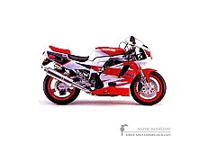 Naklejki do Suzuki GSXR750 1995 - Czerwony • Suzuki Naklejki OEM
