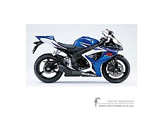 Decals for Suzuki GSXR750 2007 - Blue • Suzuki OEM Decals