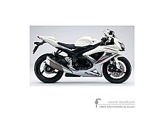 Pegatinas para Suzuki GSXR750 2009 - Blanco • Suzuki Pegatinas OEM