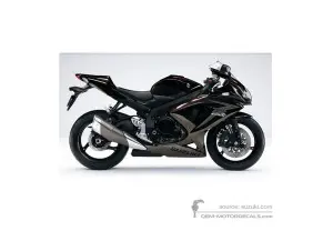 Adesivi per Suzuki GSXR750 2010 - Marrone • Suzuki Adesivi OEM