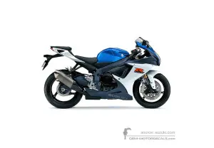 Decals for Suzuki GSXR750 2011 - Blue • Suzuki OEM Decals