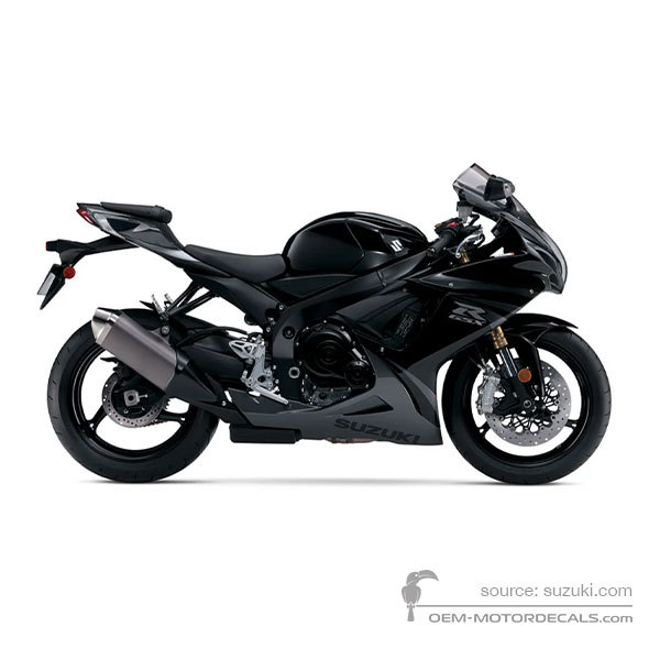 Aufkleber für Suzuki GSXR750 2013 - Grau • Suzuki OEM-Aufkleber