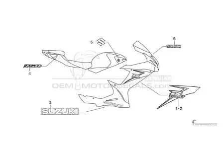 Suzuki GSXR750 2014 - White