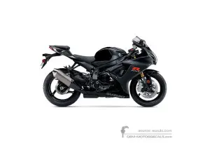 Decals for Suzuki GSXR750 2016 - Black • Suzuki OEM Decals