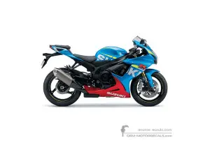 Decals for Suzuki GSXR750 2016 - Blue • Suzuki OEM Decals