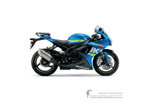 Decals for Suzuki GSXR750 2017 - Blue • Suzuki OEM Decals