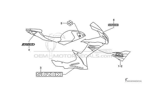 Suzuki GSXR750 2017 - Yellow