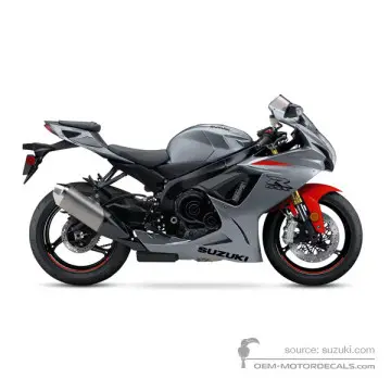 Suzuki GSXR750 2021 - Grigio - Metallic Oort Gray No.3