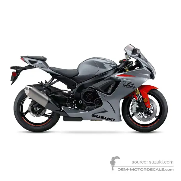 Suzuki GSXR750 2021 - Grigio - Metallic Oort Gray No.3