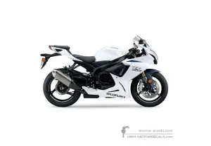 Adesivi per Suzuki GSXR750 2021 - Bianco • Suzuki Adesivi OEM