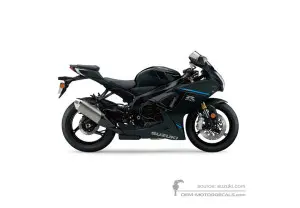 Decals for Suzuki GSXR750 2024 - Black • Suzuki OEM Decals