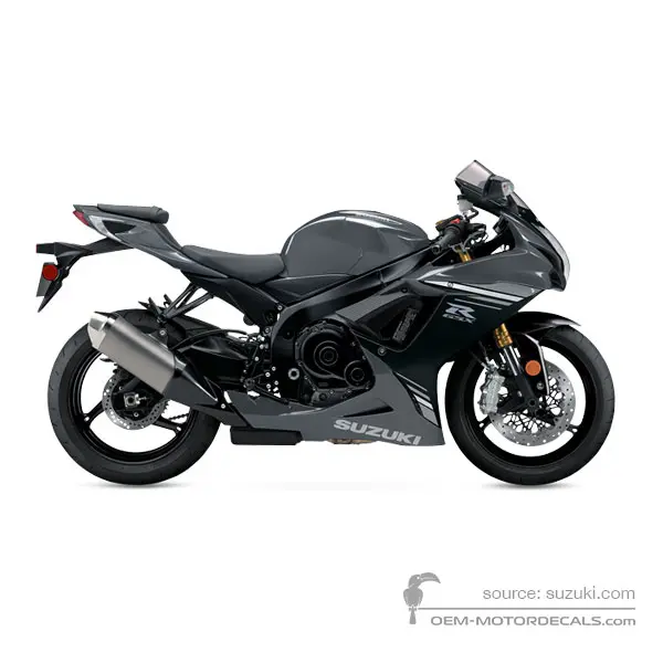 Suzuki GSXR750 2025 - Grigio - Solid Iron Gray / Glass Sparkle Black