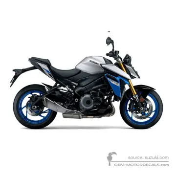 Suzuki GSXS1000 2025 - Srebrny - Metallic Mat Sword Silver